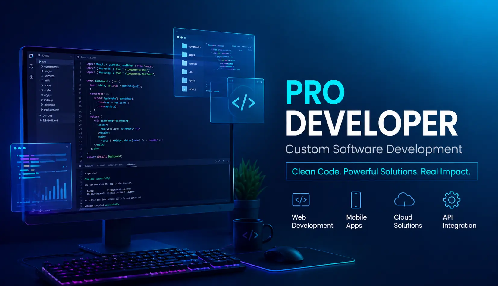 Custom software development for startups vs template solutions showing flexibility and scalability benefits